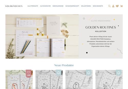 Goldkindchen Website